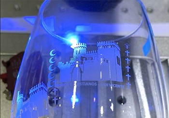 UV Laser Marking Machine For Glasses Engraving
