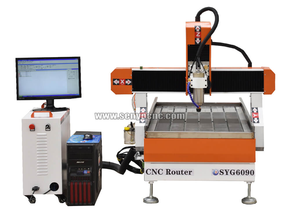 600x900mm 4 axis mini wood router machine mach3(usb) controller 3d cnc router 6090 wood carving cutting engraving machinery