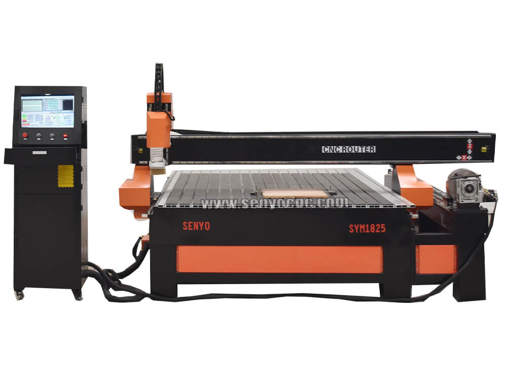 4th Axis Rotary Cnc Router Wood Carving Machine