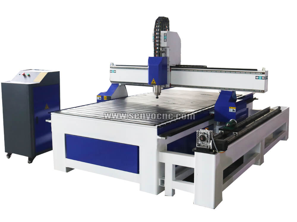 4 axis 1325 CNC Wood Carving Machine for Furniture, Tables, Chairs, Doors