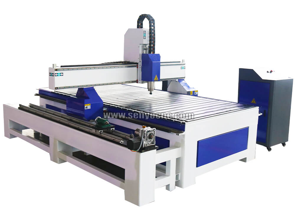 4 axis 1325 CNC Wood Carving Machine for Furniture, Tables, Chairs, Doors