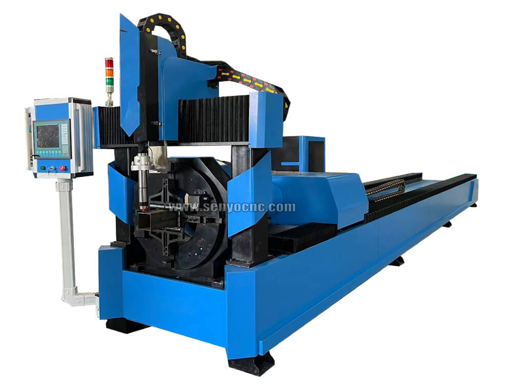 cnc plasma tube pipe cutting machine plasma pipe cutter for Stainless Steel aluminum copper