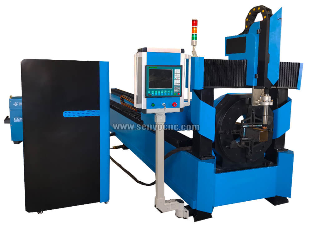cnc plasma tube pipe cutting machine plasma pipe cutter for Stainless Steel aluminum copper
