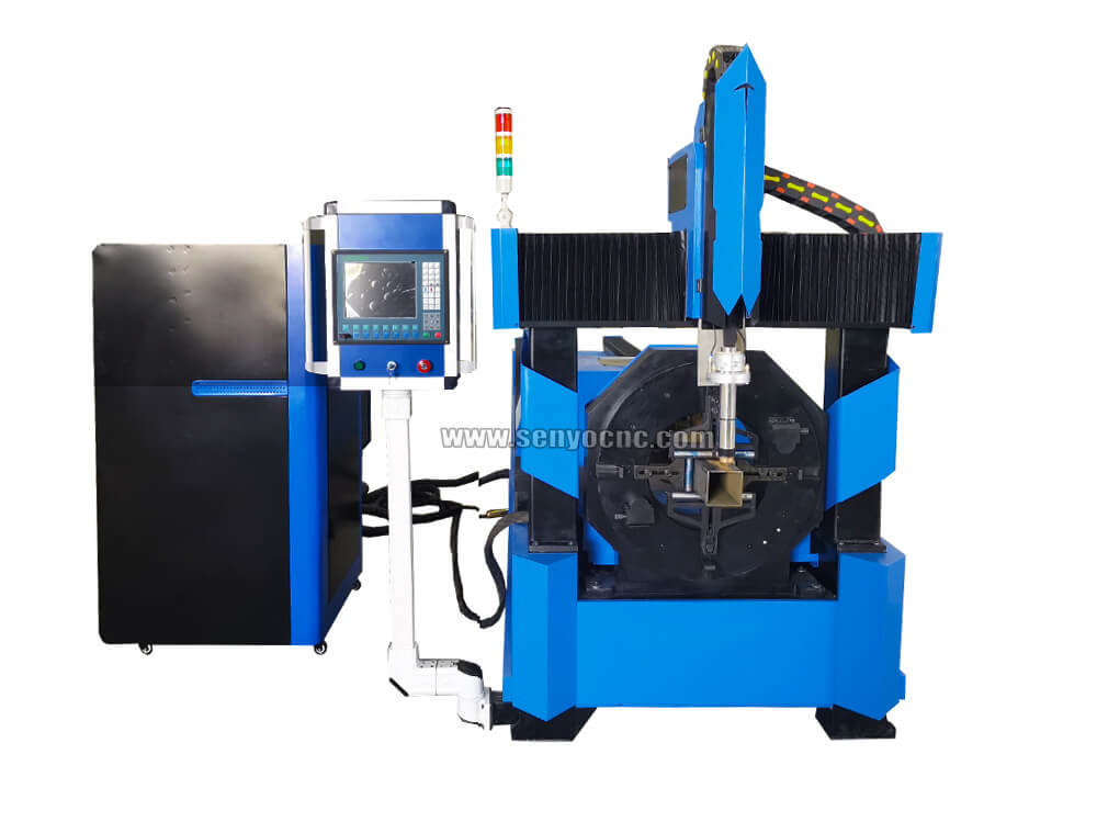 cnc plasma tube pipe cutting machine plasma pipe cutter for Stainless Steel aluminum copper