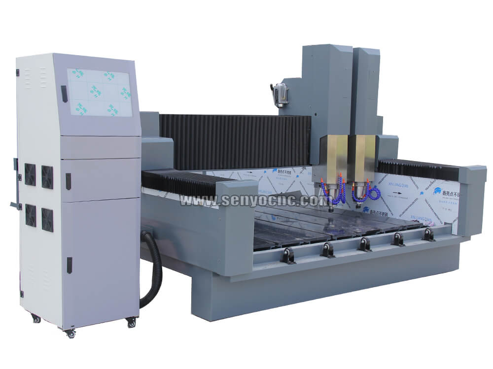 Industrial 3D Stone CNC Machine with Dual Spindles for Sale at Cost Price