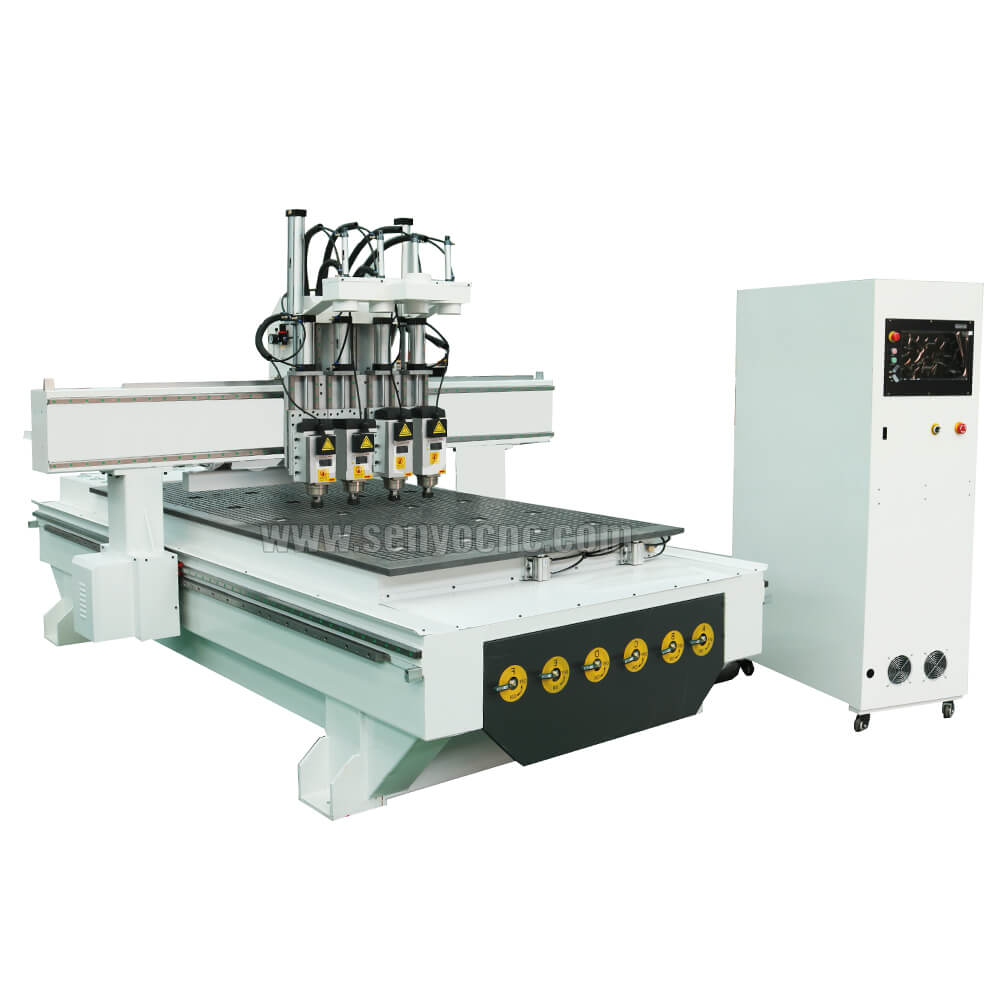 Industrial ATC CNC Router Machine with 4 Spindles for Sale