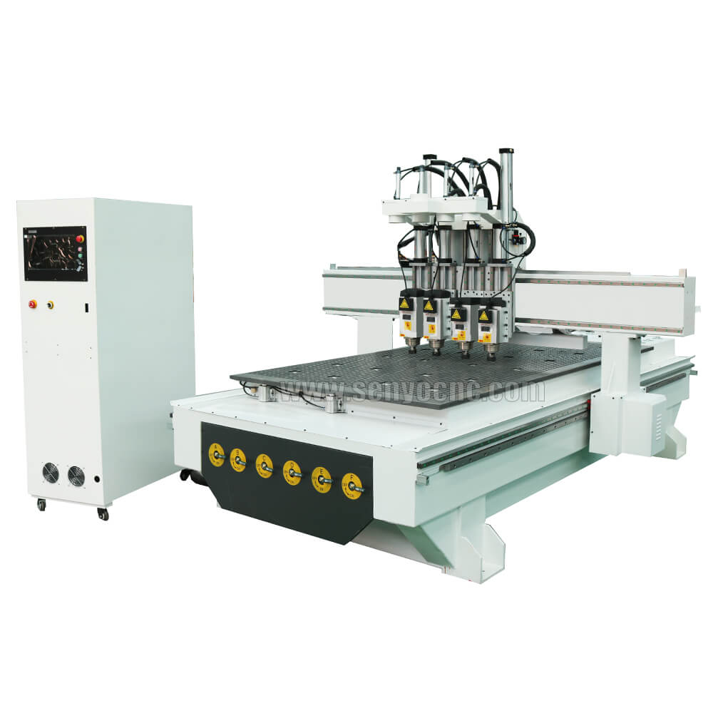 Industrial ATC CNC Router Machine with 4 Spindles for Sale