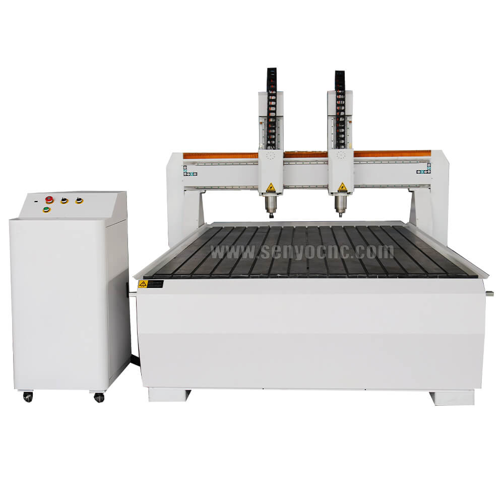 Dual Spindles Wood CNC Machine with 4x8 Table Size for Sale