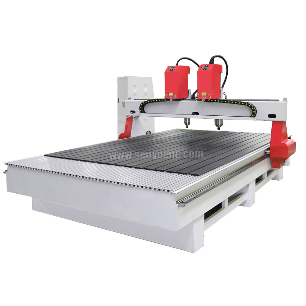 Dual Spindles Wood CNC Machine with 4x8 Table Size for Sale