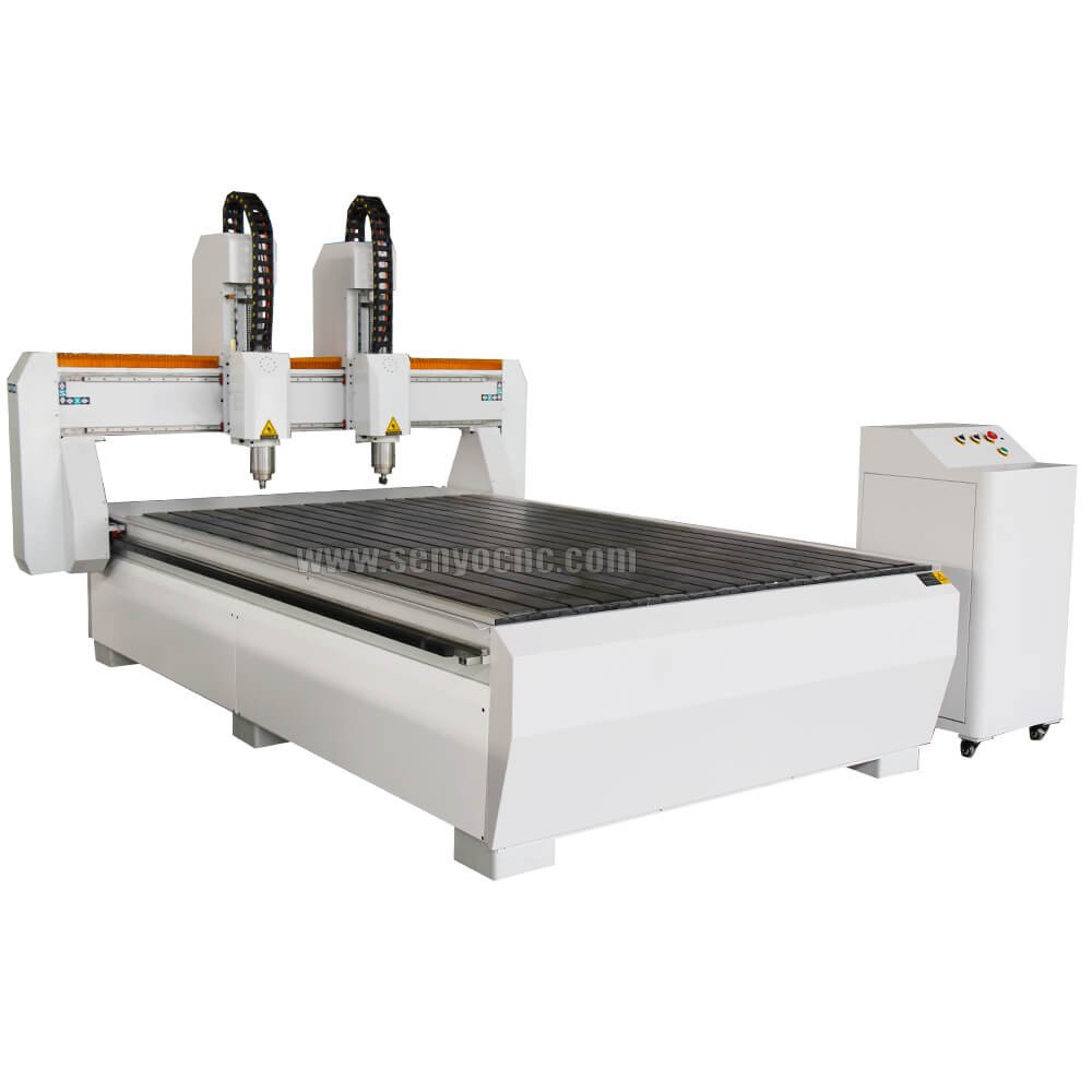 Dual Spindles Wood CNC Machine with 4x8 Table Size for Sale