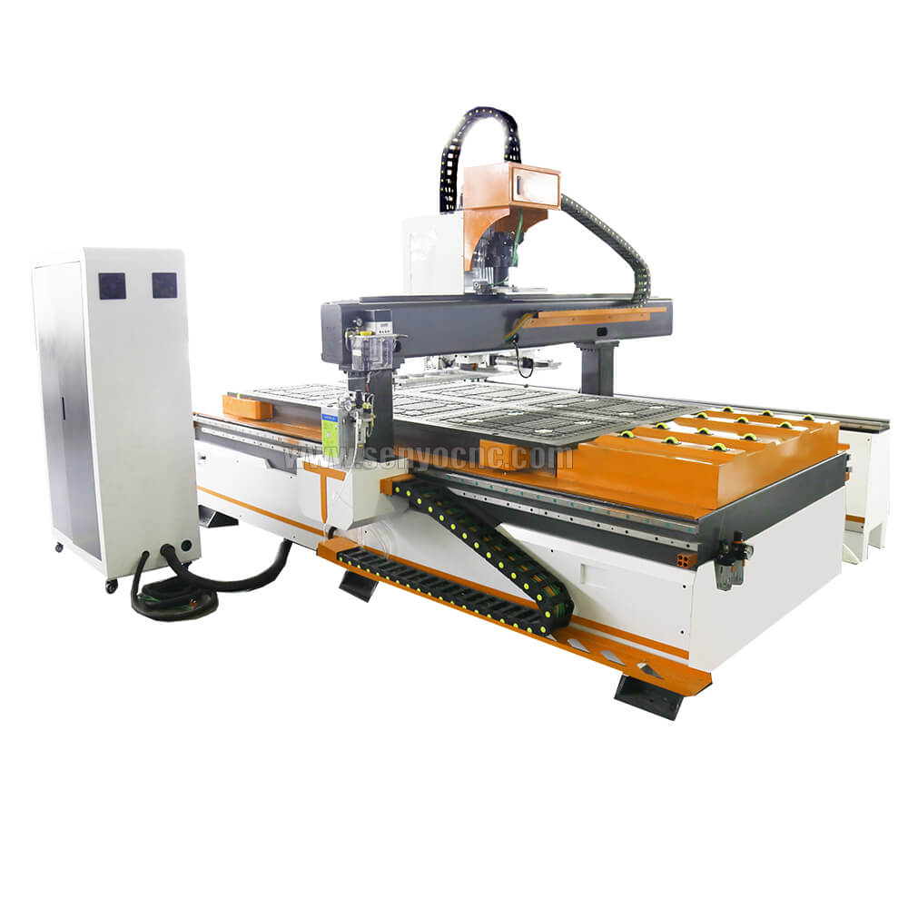 ATC 3D CNC Woodworking Router with 4th Axis Rotary Table