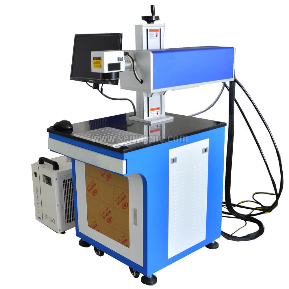 UV Laser Engraver 20W Laser Printing Marking Machine for stone metal plastic Jade and Agate