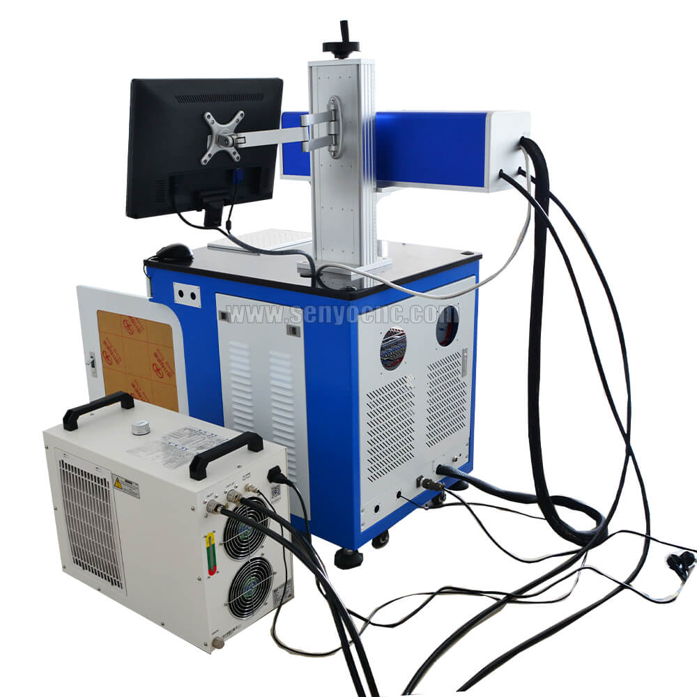 UV Laser Engraver 20W Laser Printing Marking Machine for stone metal plastic Jade and Agate