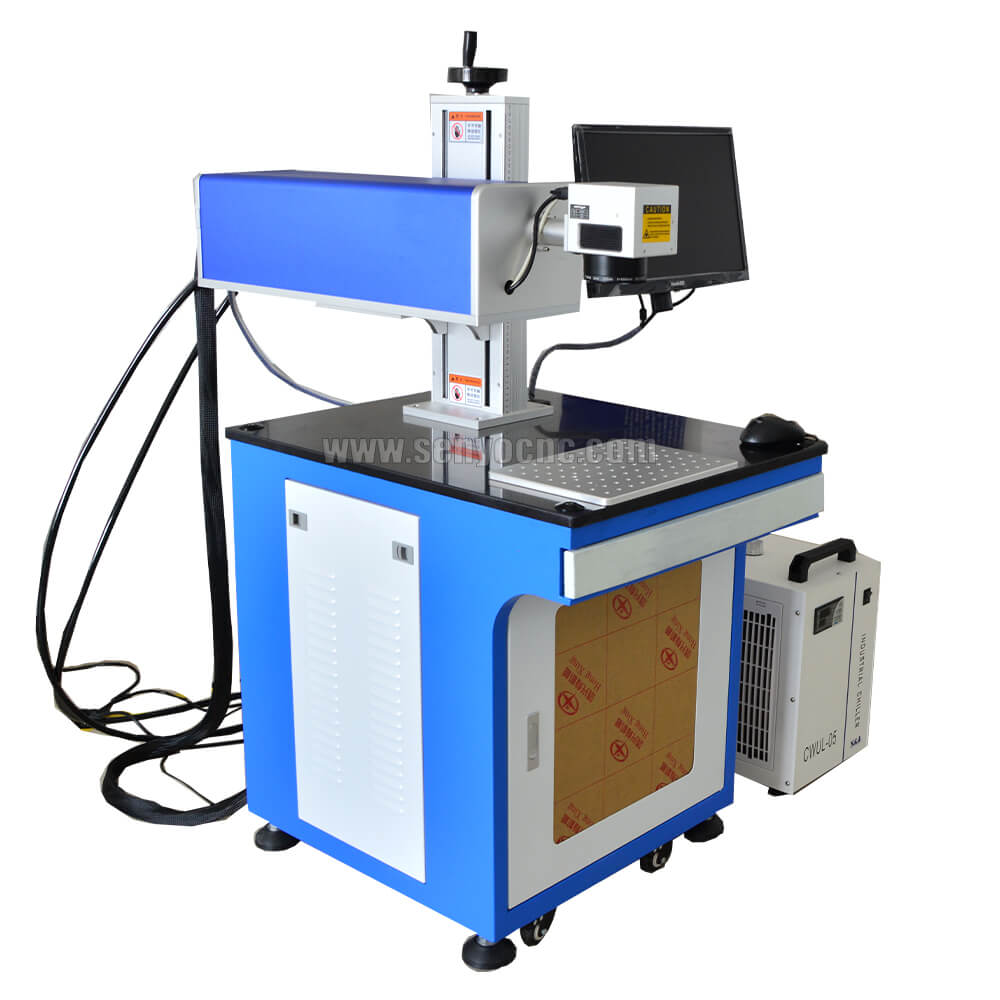 UV Laser Engraver 20W Laser Printing Marking Machine for stone metal plastic Jade and Agate