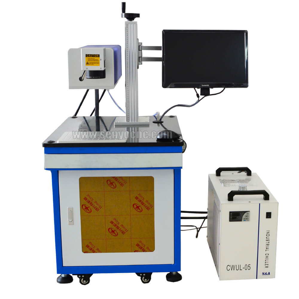 UV Laser Engraver 20W Laser Printing Marking Machine for stone metal plastic Jade and Agate