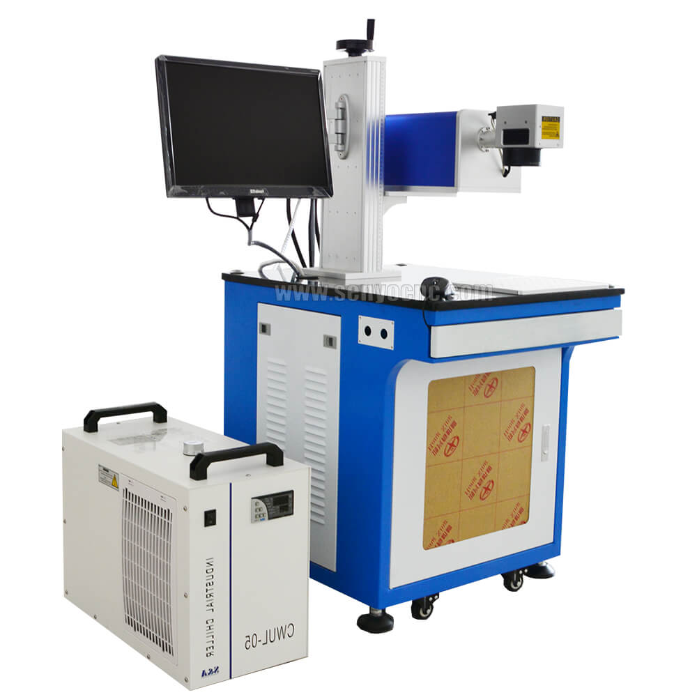 UV Laser Engraver 20W Laser Printing Marking Machine for stone metal plastic Jade and Agate