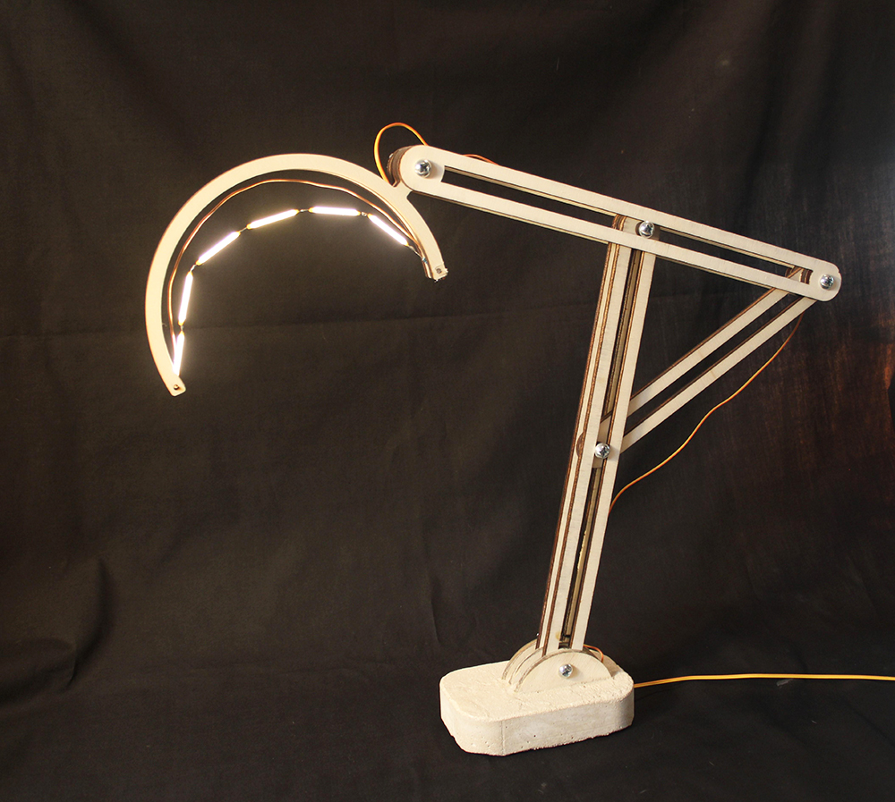 Laser Cut Adjustable Table Lamp