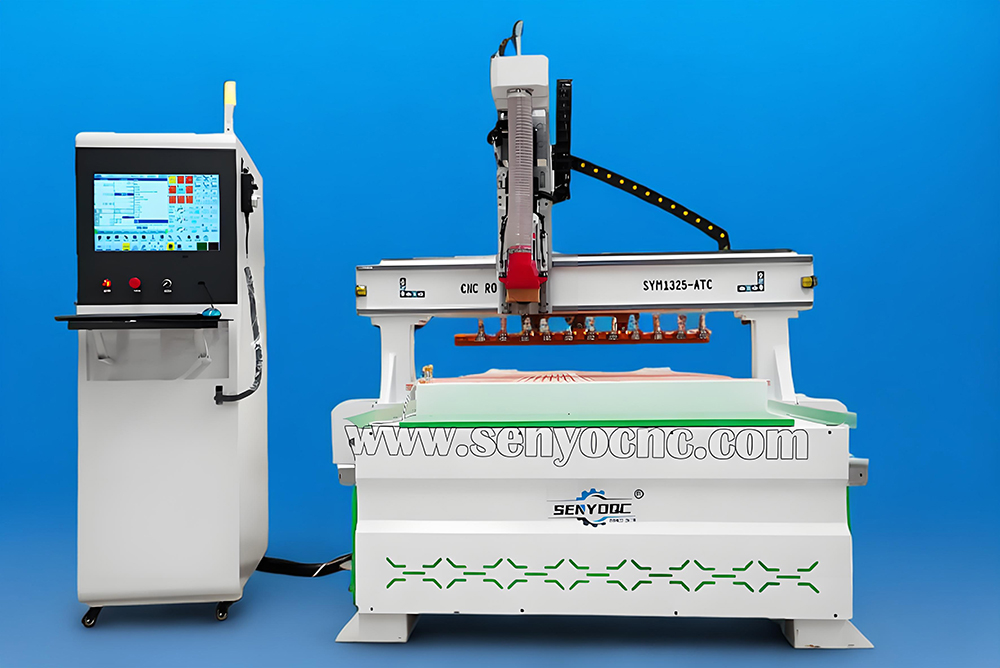 ATC Liner Tool Changer CNC Router Machine Work