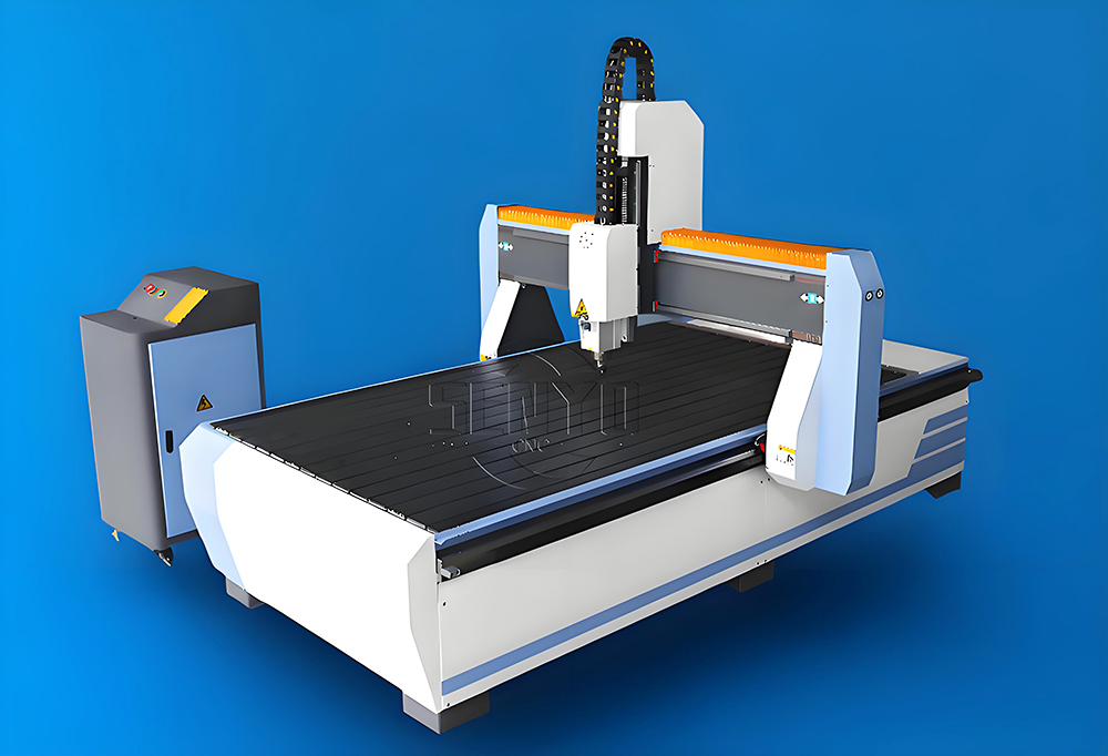 4X8 Wood CNC Router Machine With Vaccum worktable In Test