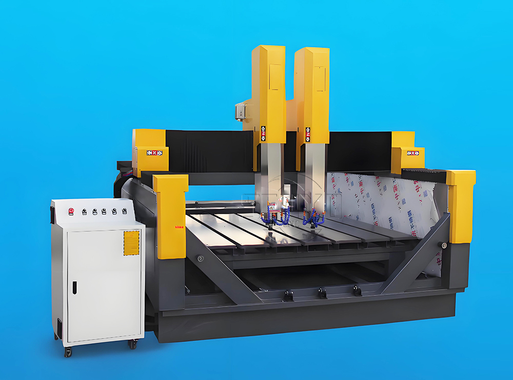 2 Spindle CNC Marble Granite Router Multi-functional Stone CNC Equipment Tile Cutting CNC Machine