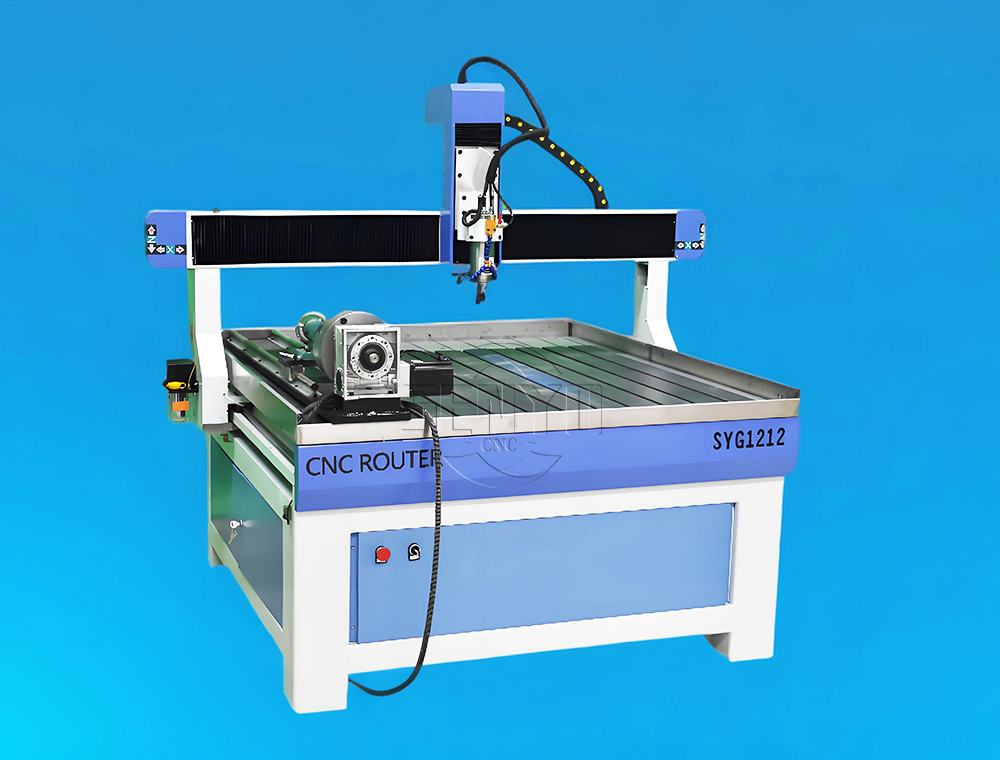 Best 1212 CNC Machine for Signage Woodworking Metal Engraving Acrylic Cutting 4 Axis for DIY Projects