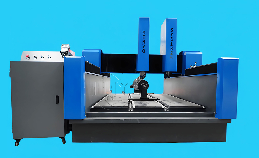 High Efficiency Dual-head Stone Carving CNC for Artisans 3D Stone Carving Tiles and Patterns