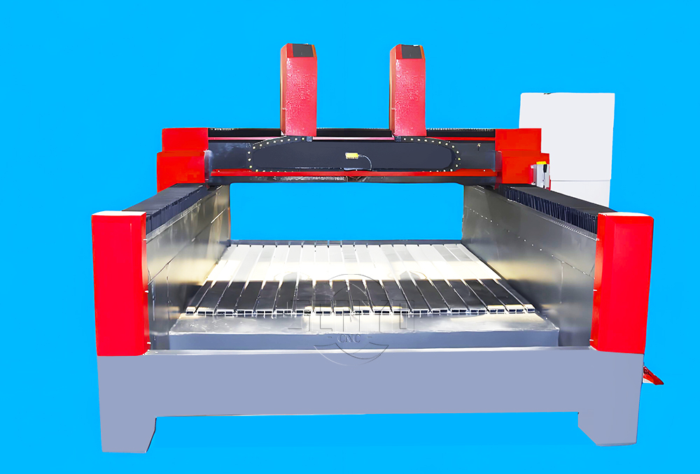 High-Efficiency 2 Heads CNC Machine for Aluminum Stone Marble Engraving & Cutting