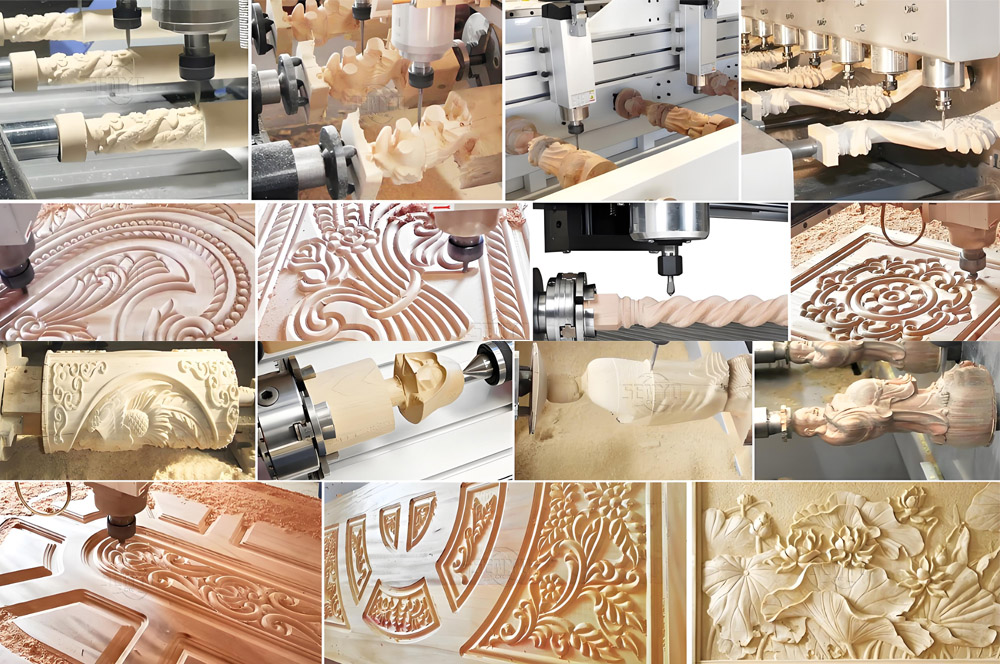 Customization Multi-purpose 10 Heads Round Cnc Router wood Cnc Router Engrave