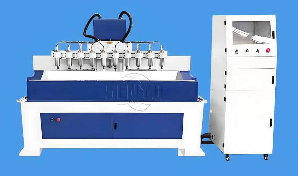 Customization Multi-purpose 10 Heads Round Cnc Router wood Cnc Router Engrave