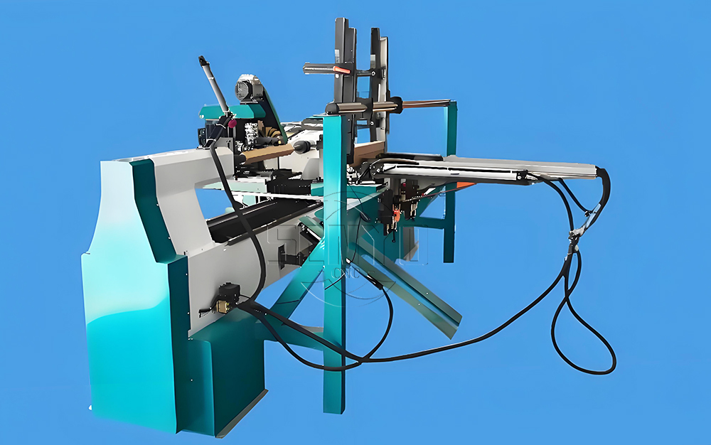 Auto Feeding CNC Wood Lathe Machine for Woodworking