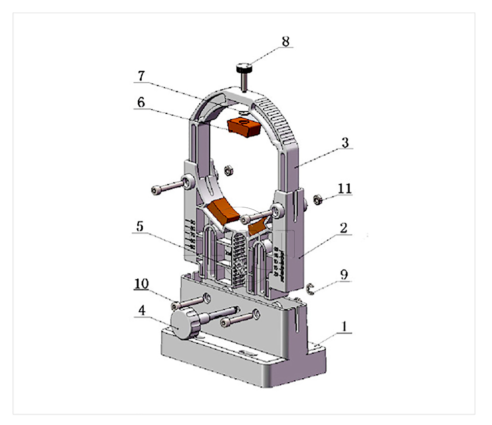 Co2 Laser Tube Holder Support Mount Flexible Plastic Diameter 80mm for 75-180W Laser Engraving Cutting Machine
