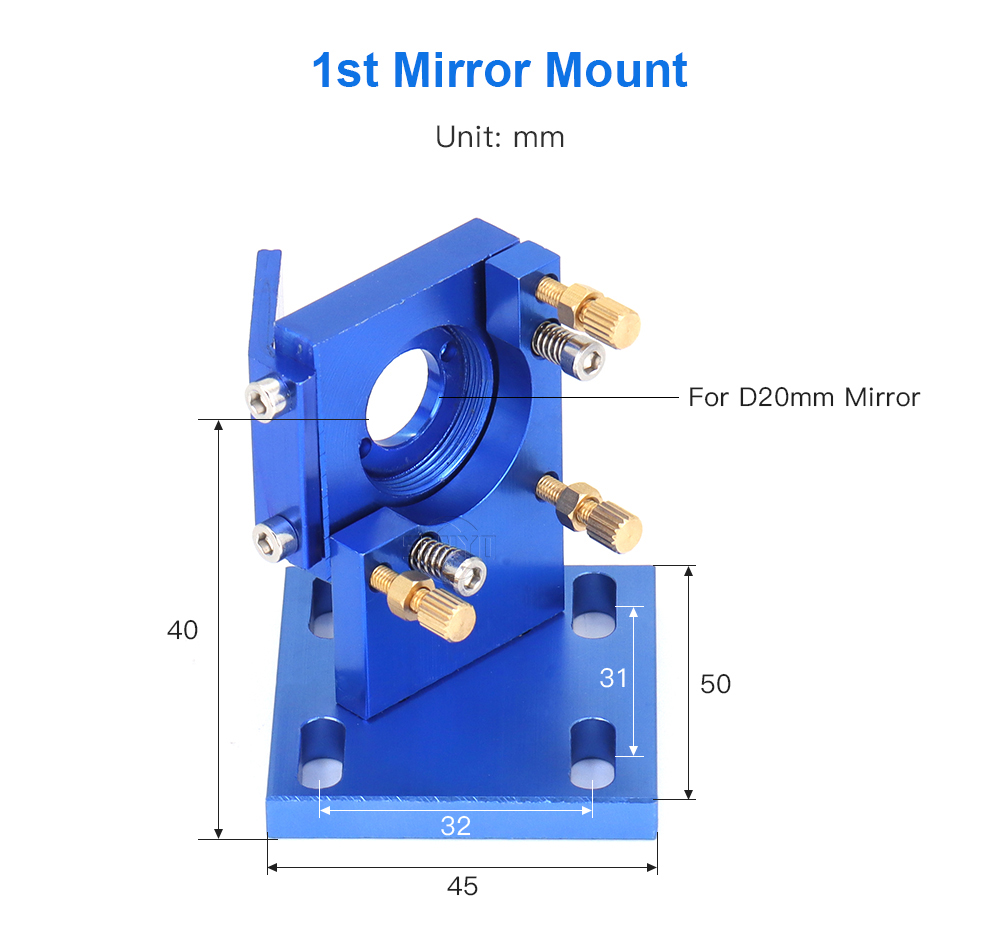 CO2 Laser Head Set Diameter 12 18 20mm for 2030 4060 5030 Mini Hobby Co2 Laser Engraving and Cutting Machine