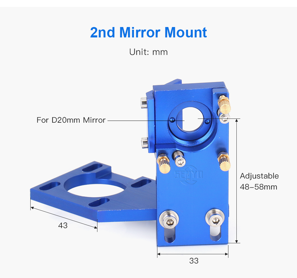 CO2 Laser Head Set Diameter 12 18 20mm for 2030 4060 5030 Mini Hobby Co2 Laser Engraving and Cutting Machine