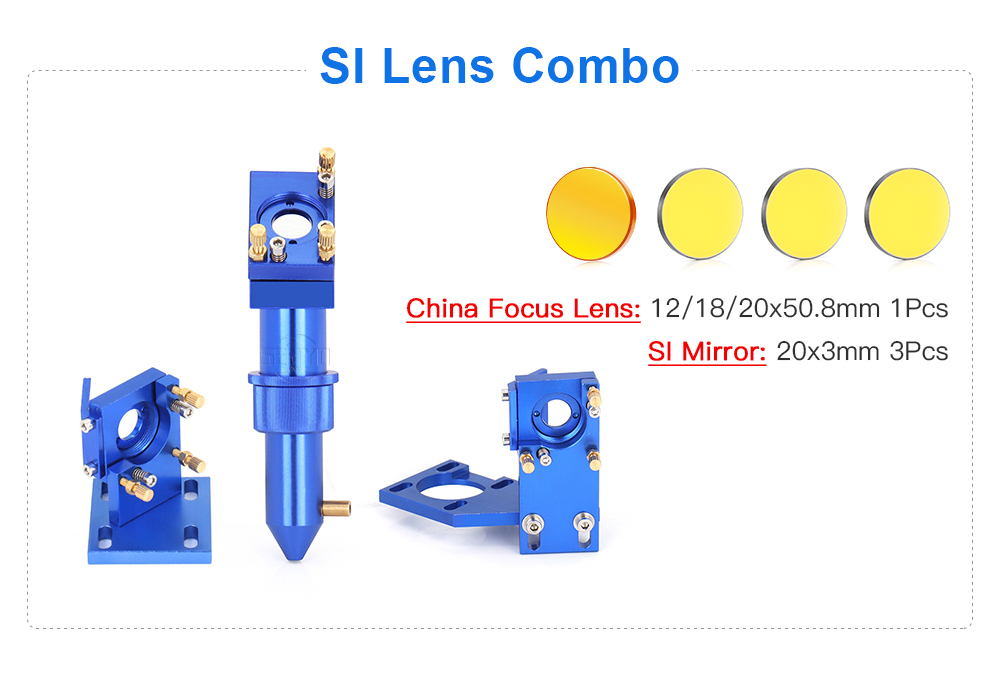 CO2 Laser Head Set Diameter 12 18 20mm for 2030 4060 5030 Mini Hobby Co2 Laser Engraving and Cutting Machine