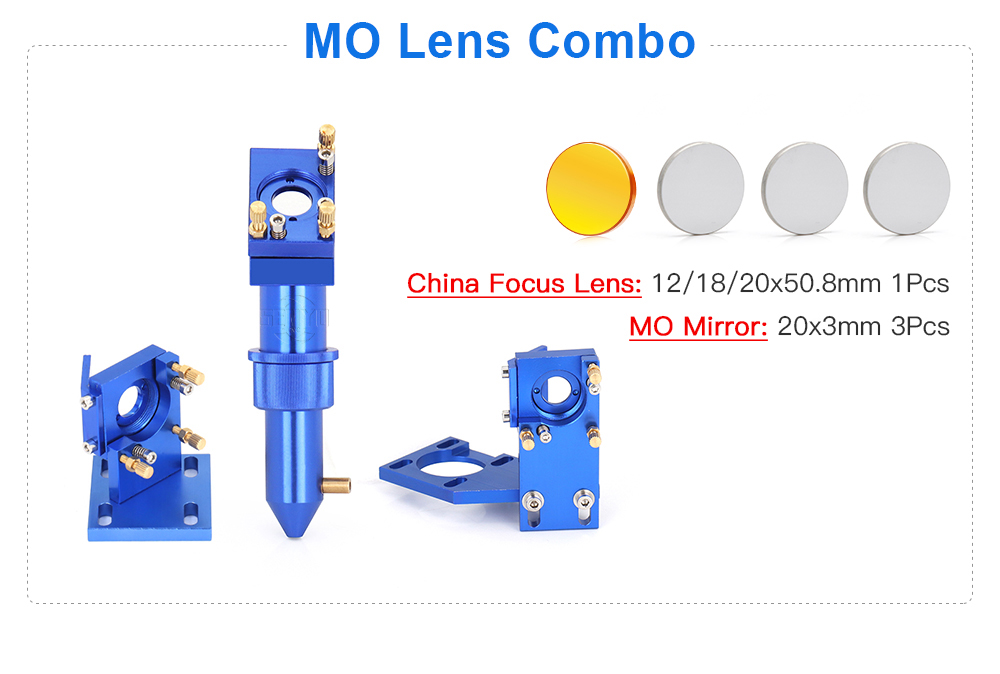 CO2 Laser Head Set Diameter 12 18 20mm for 2030 4060 5030 Mini Hobby Co2 Laser Engraving and Cutting Machine