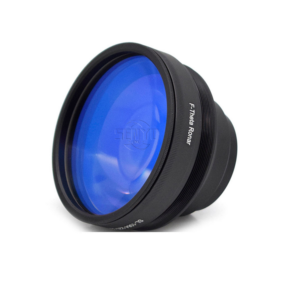 F-theta Scan Lens 1064nm 70x70-300x300mm F100-420mm for 1064nm YAG Optical Fiber Laser Marking Machine Parts
