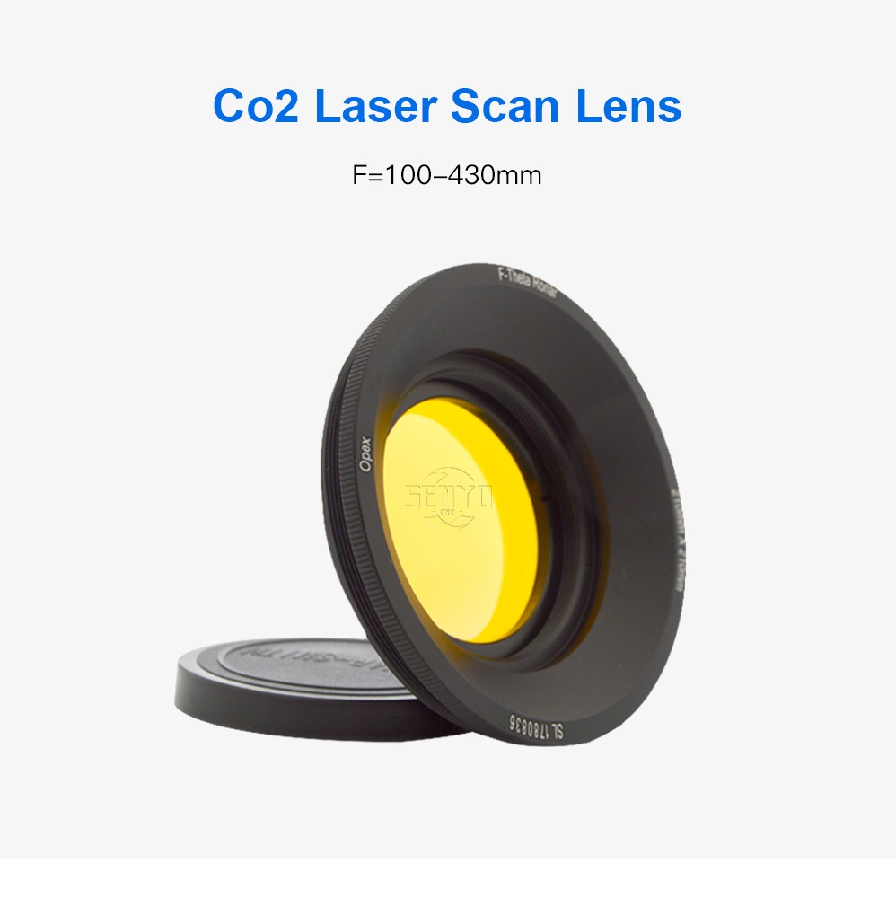 CO2 F-theta Scan Lens Field Lens 50x50-300x300 FL75-430mm for CO2 Laser Marking Machine Parts