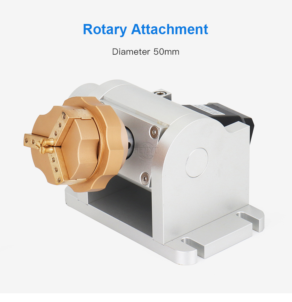 Rotary D50 Attachment for Laser Marking Machine