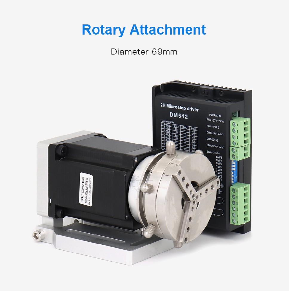 Dia.69mm Rotary Device 2Phase Motor Rotary