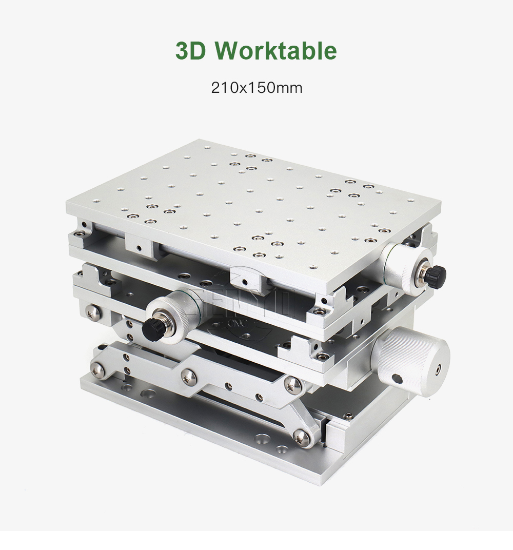 3D Moving Worktable 210x150x150mm M4 Table Portable Cabinet Case