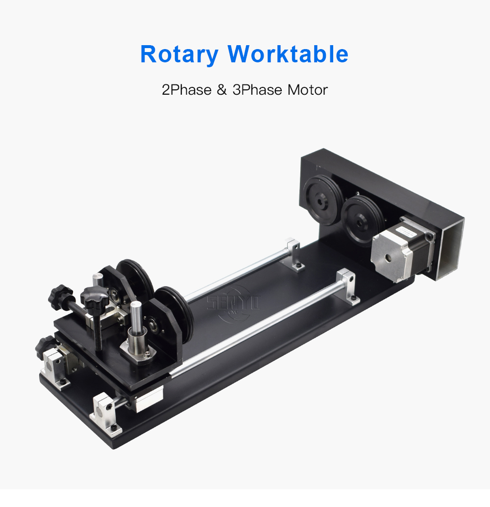 2/3 Phase Rotation Axis Rotary Engraving Attachment