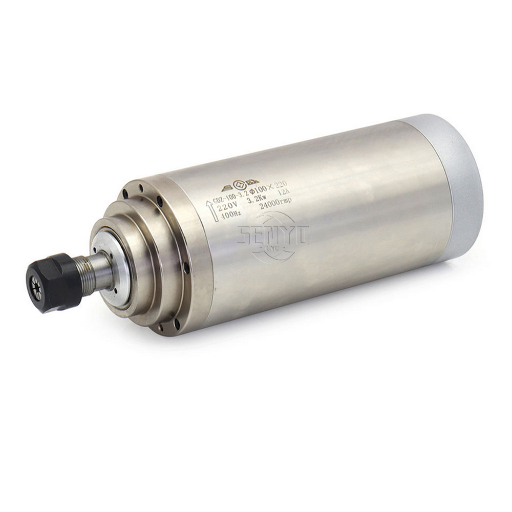 3.2KW CNC Water Cooled Spindle Motor GDZ-100-3.2 220V 12A 380V 9A ER20