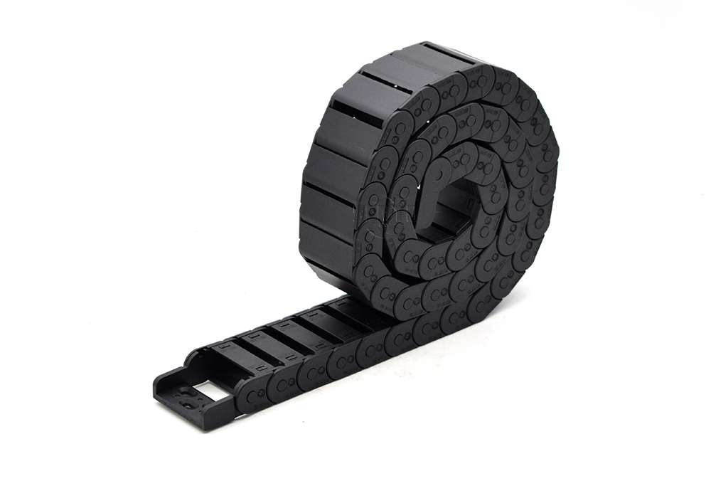 1meter Cable Chain Semi-Enclosed 15*20 30 40 50mm Wire Transmission Carrier Plastic Drag Towline