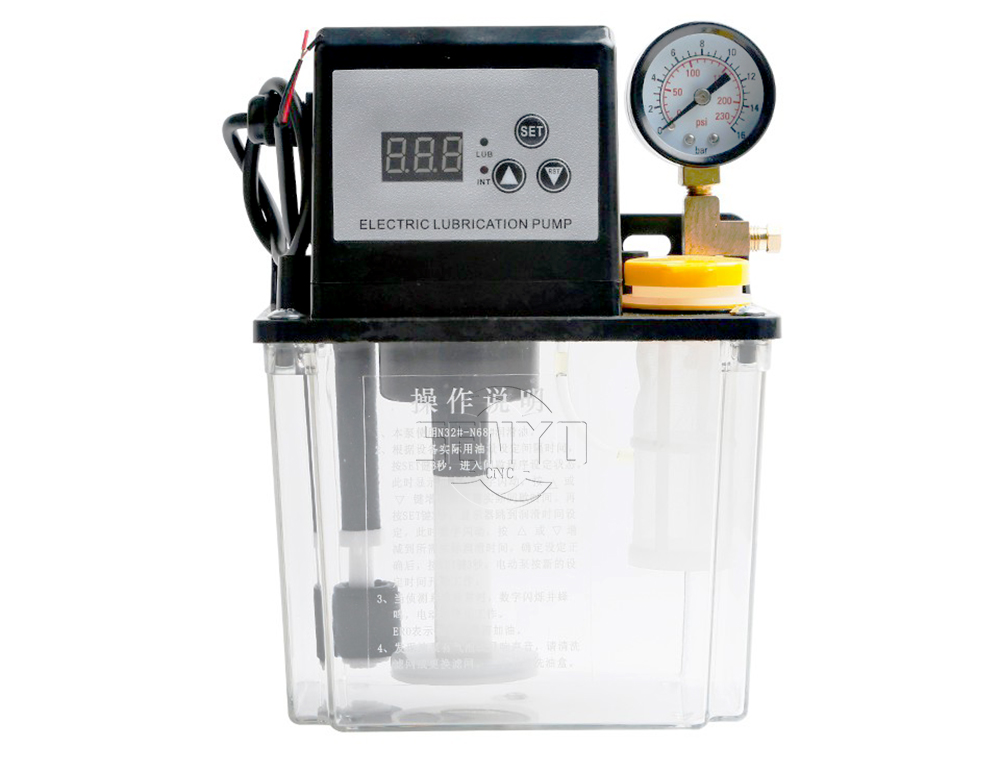 Tool Lubrication Pump 0.5L 1L 2L Single and Double Digital Display Oil Pump 220V with Oil Pressure Gauge Oil tank