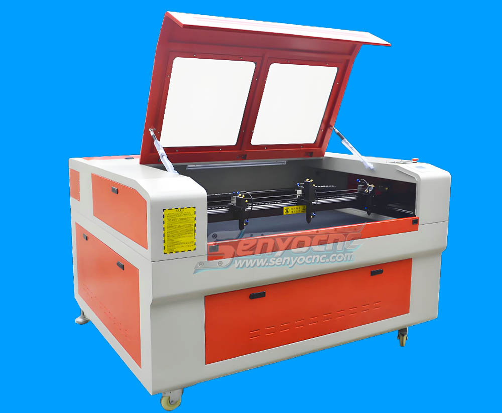Three Heads 1610 CO2 Laser Engraving Cutting Machine For Sale