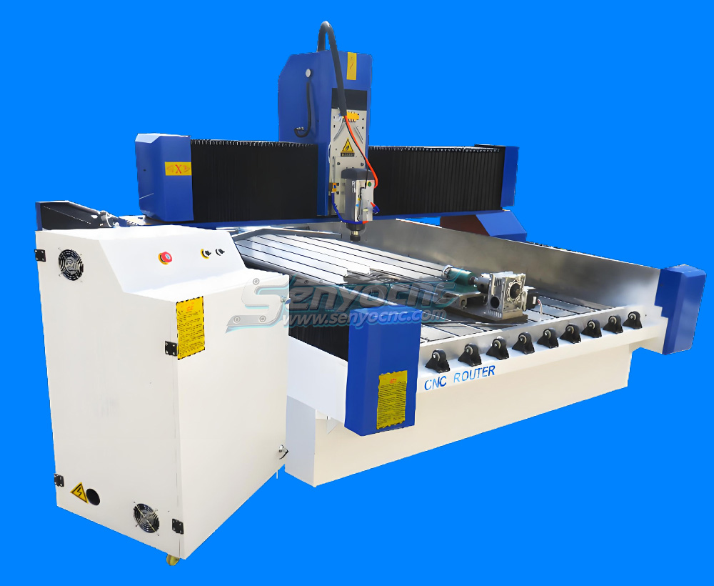 4 Axis 1325 Sculpture Machine Cnc Carving Marble Granite Stone Cnc Router