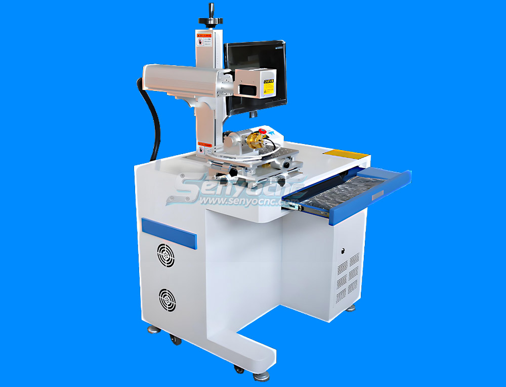 Rotary Fiber Laser Engraver for Cups & Tumblers