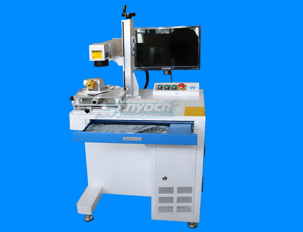 Rotary Fiber Laser Engraver for Cups & Tumblers