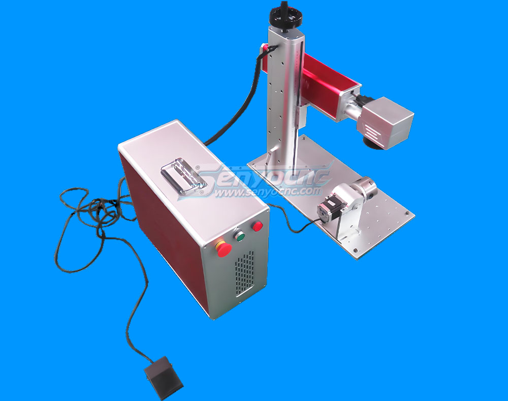 Protable Fiber Laser Marker Deep Engraving Machine for Metal