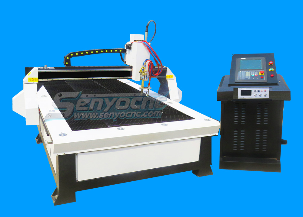 Robust CNC Plasma Cutting Machines with Flame Cut Head for Heavy-Duty Industrial Use